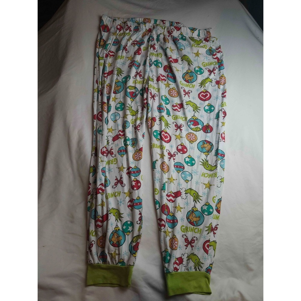 Dr Seuss The Grinch‎ Pajama Pants Womens Size 2X Multicolor Sleepwear Christmas